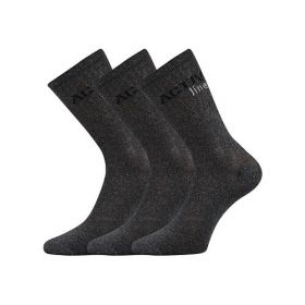 Boma ponožky Spotlite 3pack tmavě šedá | 39-42 (26-28) 1 pack, 43-46 (29-31) 1 pack