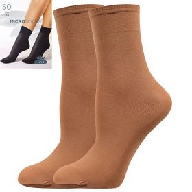 Lady B ponožky MICRO socks 50 DEN beige