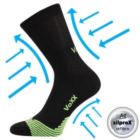 VoXX kompresní ponožky Shellder černá