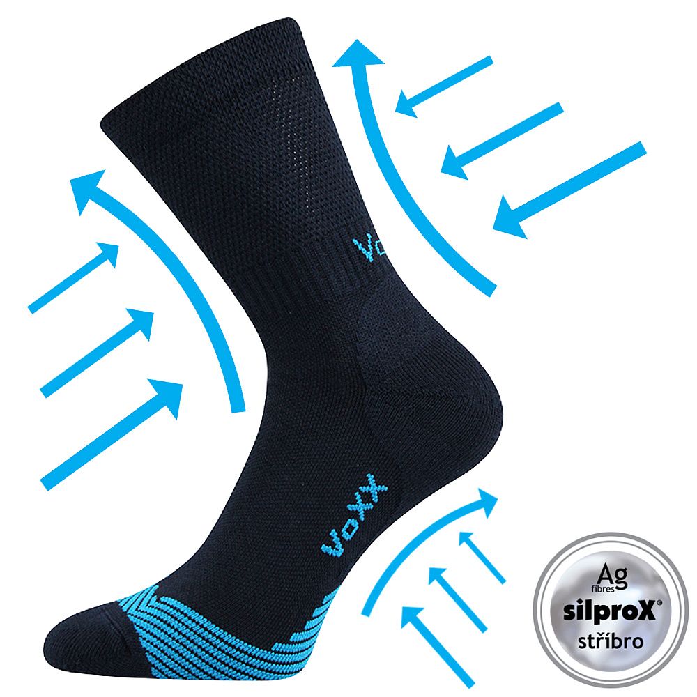 VoXX kompresní ponožky Shellder tmavě modrá