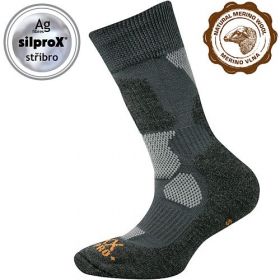 VoXX ponožky Etrexík tmavě šedá | 20-24 (14-16) 1 pár, 25-29 (17-19) 1 pár, 30-34 (20-22) 1 pár, 35-38 (23-25) 1 pár