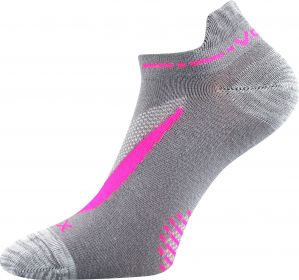 VoXX ponožky Rex 10 šedá varianta s růžovou