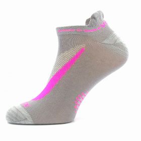VoXX ponožky Rex 10 šedá varianta s růžovou
