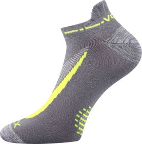 VoXX ponožky Rex 10 šedá varianta se žlutou