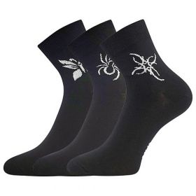Boma® ponožky Tatoo černá | 35-38 (23-25) mix-černá 3 páry, 39-42 (26-28) mix-černá 3 páry