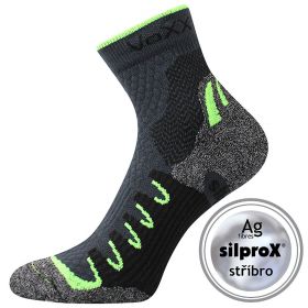 VoXX ponožky Synergy silproX tmavě šedá levá + pravá