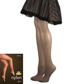 Lady B punčochové kalhoty NYLON tights 20 DEN fumo | M/164-170/108 1 ks, L/170-176/116 1 ks, XL/176-182/116 1 ks