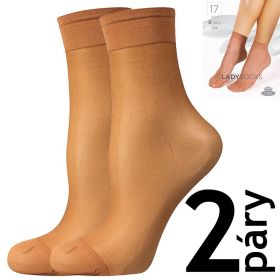 Lady B ponožky LADY socks 17 DEN / 2 páry opal | uni 6 ks