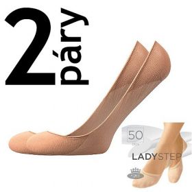 Lady B ťapky LADY step 50 DEN / 2 páry beige | uni 1 ks