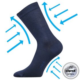 Lonka® kompresní ponožky Kooper tmavě modrá | 35-38 (23-25) tm.modrá 1 pár, 39-42 (26-28) tm.modrá 1 pár, 43-46 (29-31) tm.modrá 1 pár