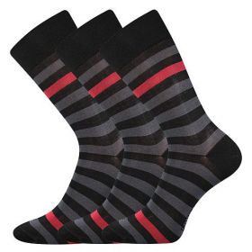 Lonka® ponožky Demertz černá | 39-42 (26-28) 3 páry