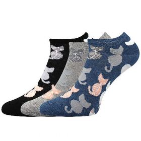 Boma® ponožky Piki 54 kočky | 35-38 (23-25) mix A 3 páry, 39-42 (26-28) mix A 3 páry