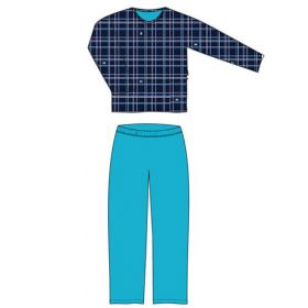 Lonka® Lopping pyžamo dlouhý rukáv kostky / vzor 012 | L kostky/vzor 1 ks, XL kostky/vzor 1 ks, XXL kostky/vzor 1 ks