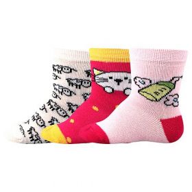 Boma® ponožky Bejbik mix holka | 14-17 (9-11) B - 3 páry, 18-20 (12-14) B - 3 páry