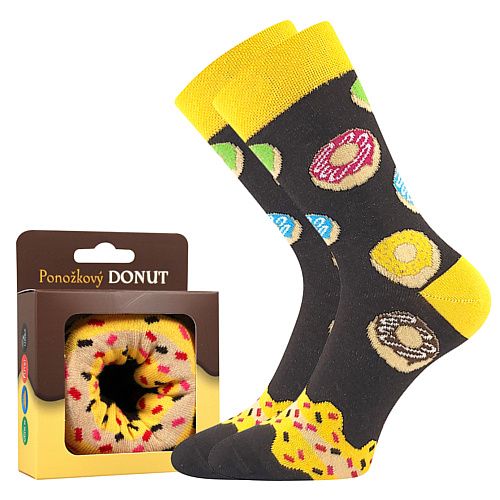 Boma® ponožky Donut donuty vzor 3a