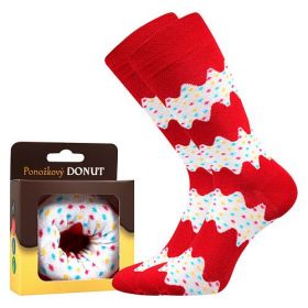 Boma ponožky Donut donuty vzor 4 | 42-45 (28-30) 1 pár
