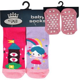 Boma ponožky Dora ABS hrad+princezna | 14-17 (9-11) 1 pár