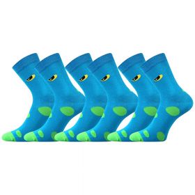 Lonka® ponožky Twidorik příšerky modrá