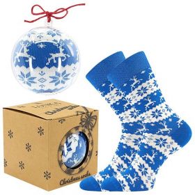 Lonka® ponožky Elfi norský vzor modrá