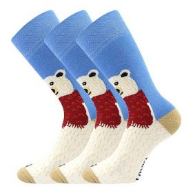Lonka® ponožky Frooloo medvědi vzor 04 | 35-38 (23-25) 04/medvěd 1 pár