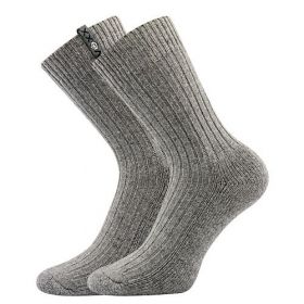 VoXX® ponožky Aljaška šedá melé | 35-38 (23-25) 1 pár, 39-42 (26-28) 1 pár