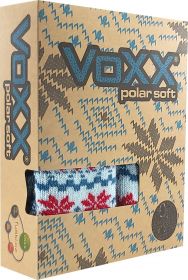 VoXX® ponožky Trondelag set norský vzor azurová
