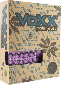 VoXX® ponožky Trondelag set norský vzor fialová