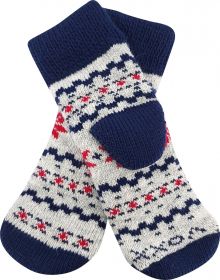 VoXX® ponožky Trondelag set norský vzor světle šedá melé