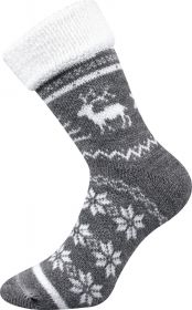 Boma® ponožky Norway norský vzor šedá melé | 35-38 (23-25) 1 pár, 39-42 (26-28) 1 pár, 43-46 (29-31) 1 pár