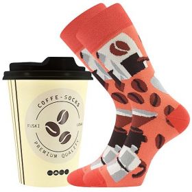 Lonka® ponožky Coffee káva vzor 5
