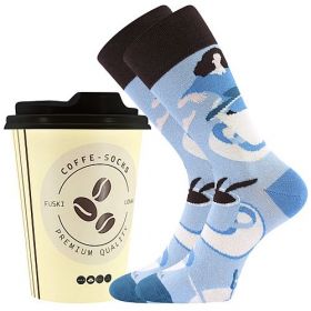 Lonka® ponožky Coffee káva vzor 7