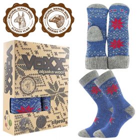VoXX® ponožky Alta set norský vzor modrá | 35-38 (23-25) 1 pack, 39-42 (26-28) 1 pack