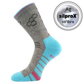 VoXX ponožky Virgo šedá melé | 35-38 (23-25) 1 pár, 39-42 (26-28) 1 pár