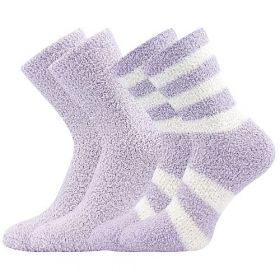 Boma® ponožky Světlana 2 pár světle fialová lila