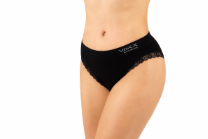 VoXX® kalhotky BambooSeamless 003 černá black | S-M 1 ks, M-L 1 ks, L-XL 1 ks