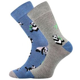 Lonka ponožky Doble Sólo pandy | 35-38 (23-25) 16/panda 1 pár, 39-42 (26-28) 16/panda 1 pár, 43-46 (29-31) 16/panda 1 pár
