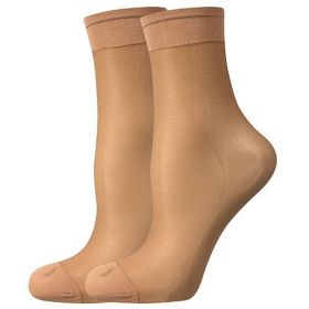 Lady B ponožky LADY socks 17 DEN / 2 páry beige