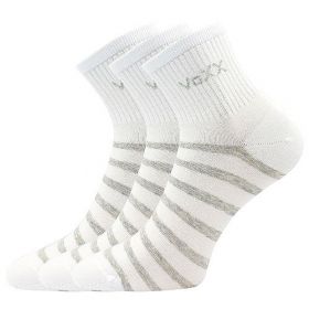 VoXX ponožky Boxana pruhy bílá