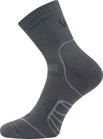 VoXX® ponožky Falco cyklo tmavě šedá | 35-38 (23-25) tm.šedá 1 pár, 39-42 (26-28) tm.šedá 1 pár, 43-46 (29-31) tm.šedá 1 pár
