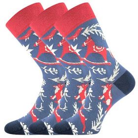 Lonka ponožky Damerryk vánoce zvířátka