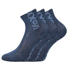 VoXX® ponožky Adventurik jeans melé | 20-24 (14-16) melír 3 páry, 25-29 (17-19) melír 3 páry, 30-34 (20-22) melír 3 páry, 35-38 (23-25) melír 3 páry