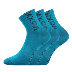 VoXX® ponožky Adventurik tmavě tyrkysová | 20-24 (14-16) tm.tyrkys 3 páry, 25-29 (17-19) tm.tyrkys 3 páry, 30-34 (20-22) tm.tyrkys 3 páry, 35-38 (23-25) tm.tyrkys 3 páry