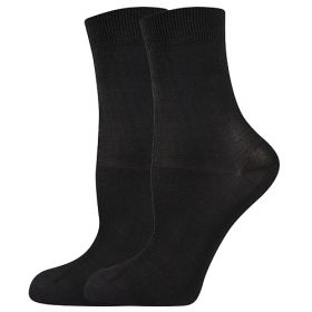 Lady B ponožky COTTON socks 60 DEN nero | 35-38 (23-25) 6 párů