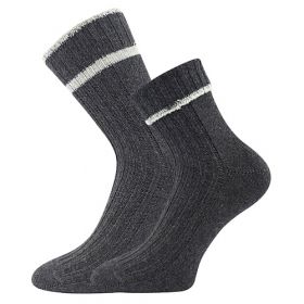 VoXX® ponožky Civetta antracit melé | 35-38 (23-25) 1 pár, 39-42 (26-28) 1 pár