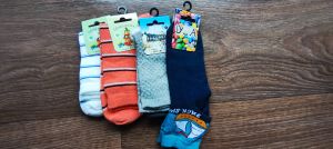 Dětské ponožky, 4 páry - velikost 33-35