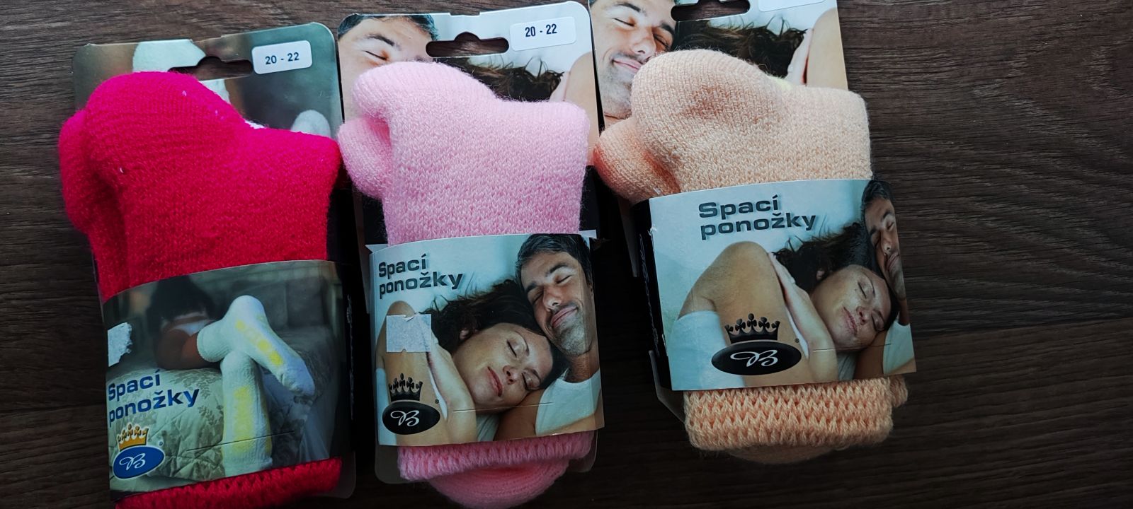 Dívčí teplé spací ponožky, 3 páry - velikost 30-34 BENEPONOŽKY