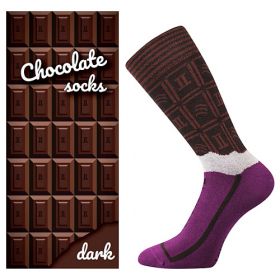 Lonka® ponožky Chocolate čokoláda | 38-41 (25-27) dark 1 ks