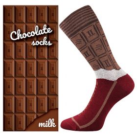 Lonka® ponožky Chocolate čokoláda | 38-41 (25-27) milk 1 ks
