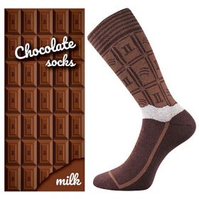 Lonka® ponožky Chocolate čokoláda | 42-45 (28-30) milk 1 ks