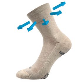 VoXX® ponožky Esencis béžová | 35-38 (23-25) 1 pár, 39-42 (26-28) 1 pár, 43-46 (29-31) 1 pár, 47-50 (32-34) 1 pár